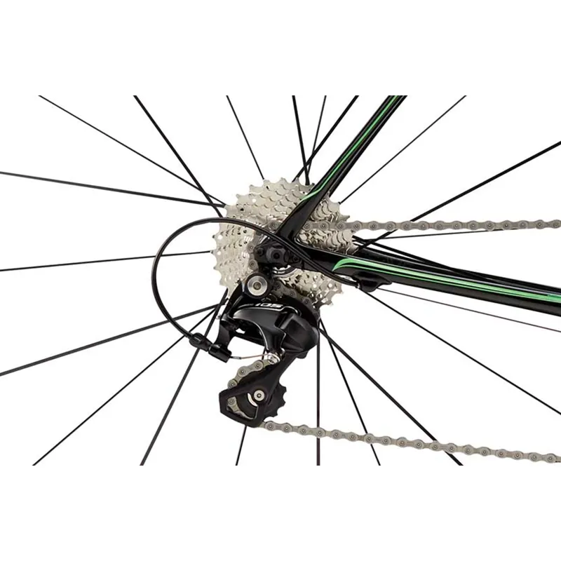2016 Cannondale SuperSix Evo Womens : 105 5 : Black/Green-3