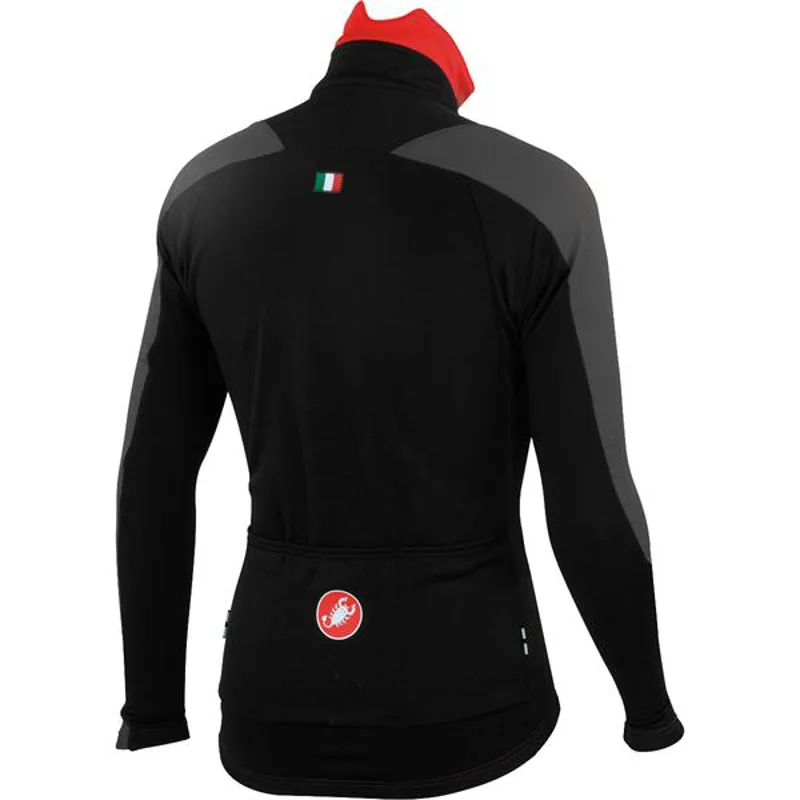 Castelli Mortirolo Due Jacket (Anthracite / Black)-10