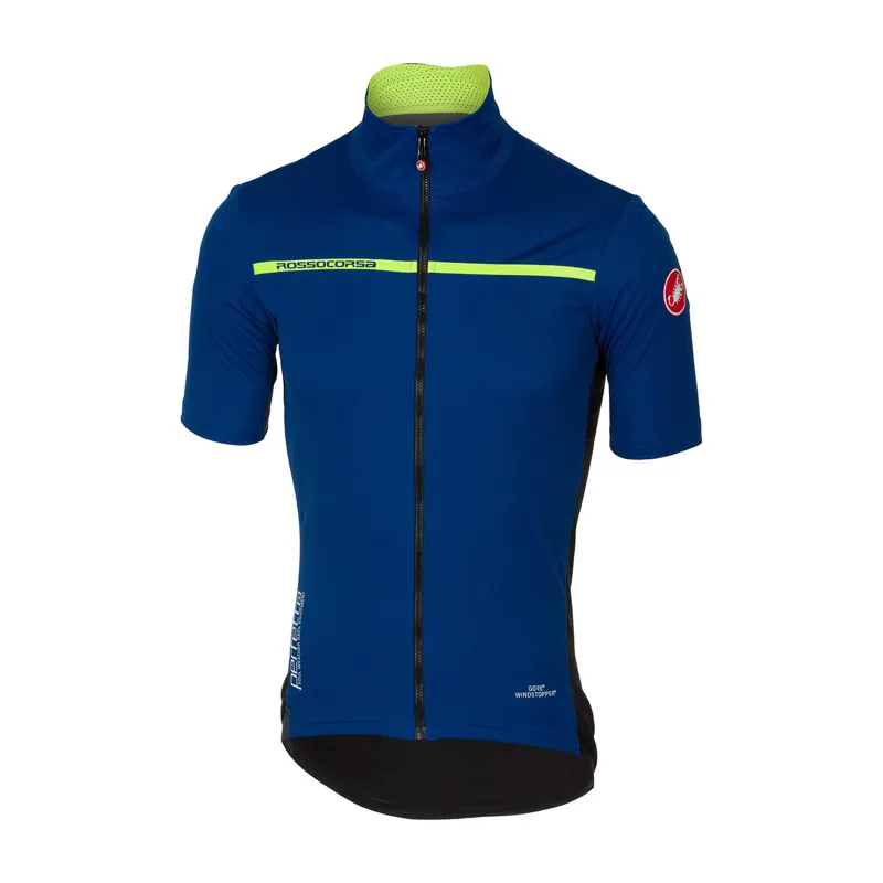 Castelli Perfetto Light 2 Short Sleeve Cycling Jersey Ceramic Blue