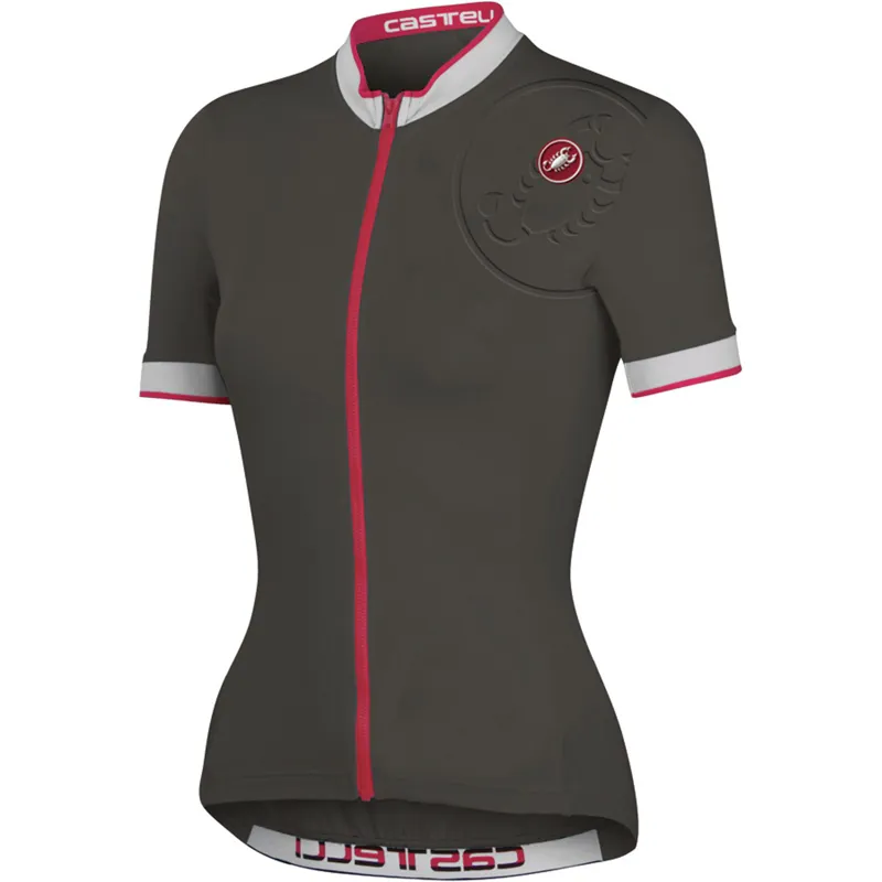 Castelli Perla Womens Jersey (Anthracite)