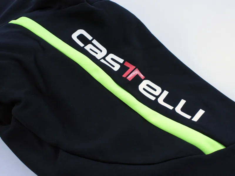 Castelli Sorpasso Bibtight : Black / Fluo Yellow-4
