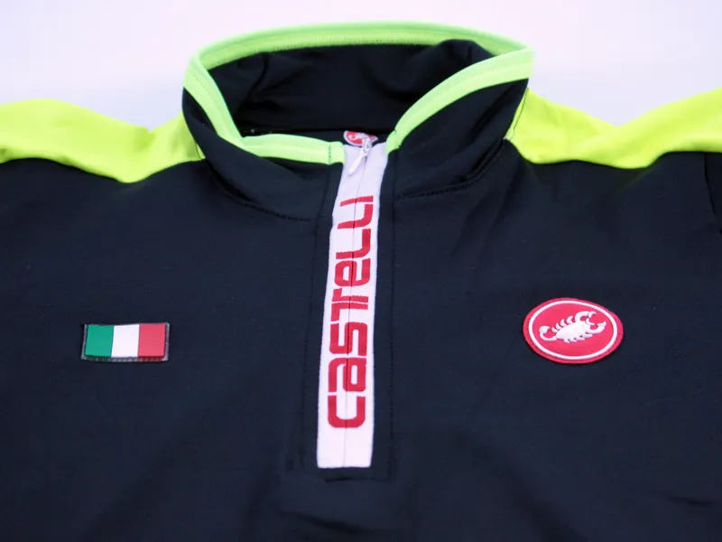 Castelli Spinta Jersey (Black/Fluo Yellow)-1