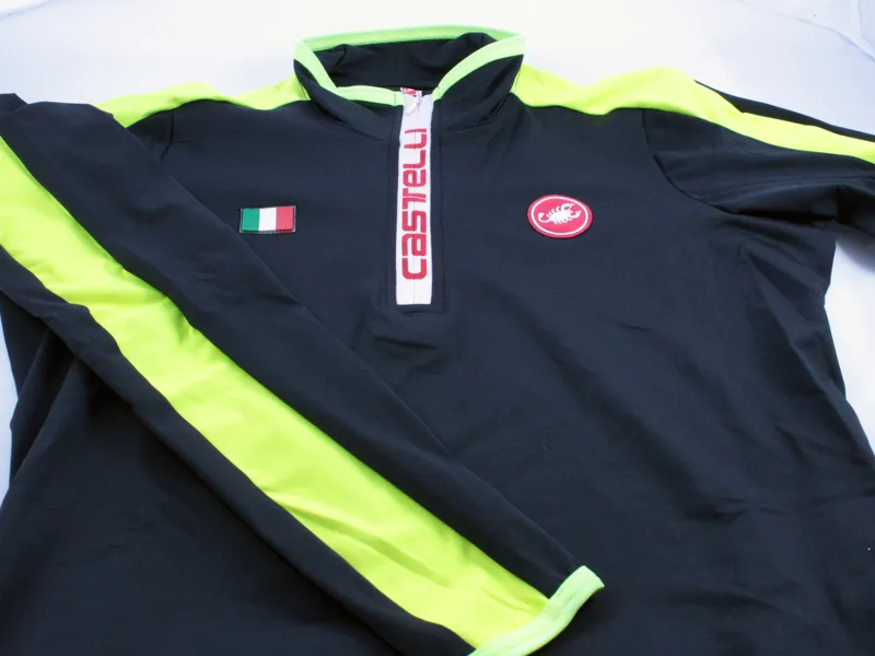 Castelli Spinta Jersey (Black/Fluo Yellow)-3