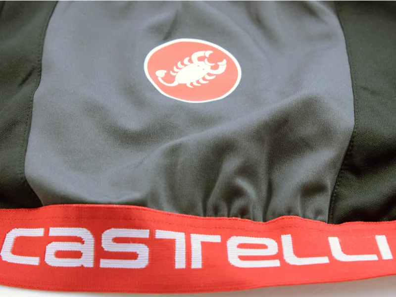 Castelli Transparente Due Wind Jersey FZ (Black / Fluro Yellow)-3