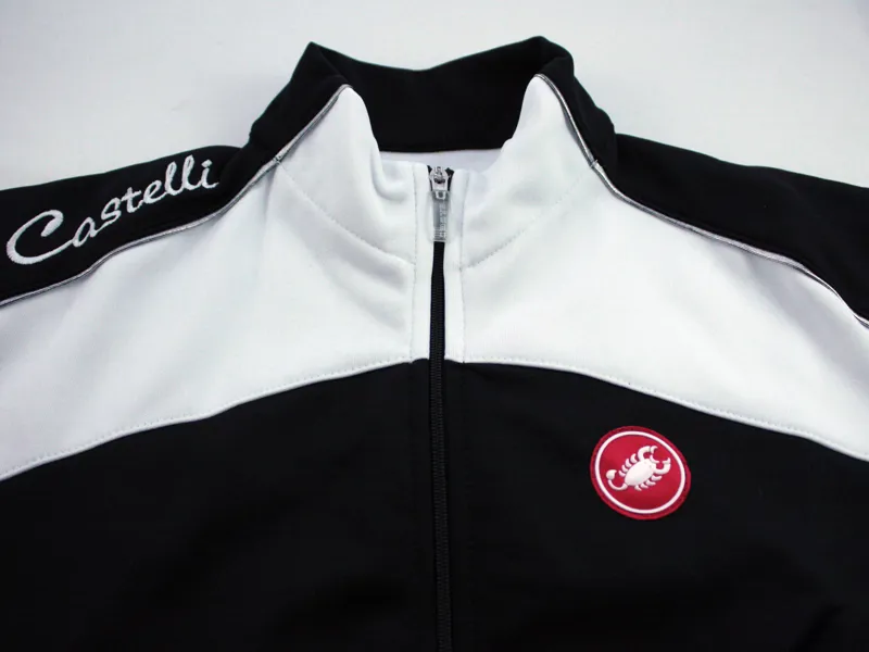 Castelli Viziata Jersey FZ Womens Black / White-1
