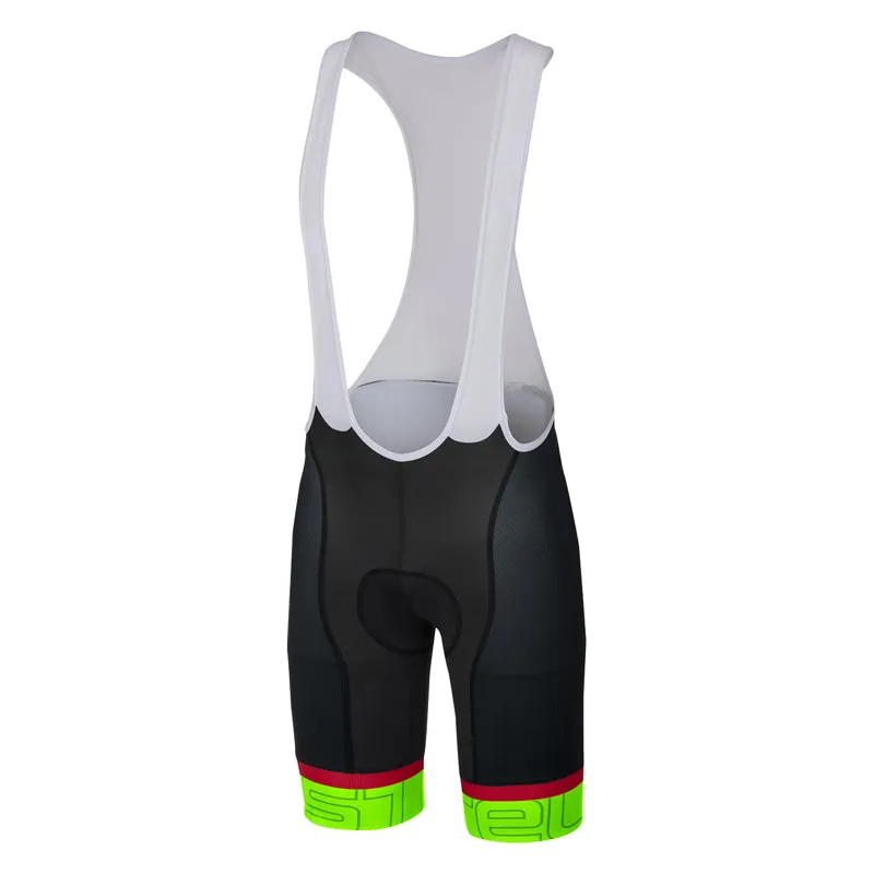 Castelli Volo Mens Bibshorts Black Pro Green