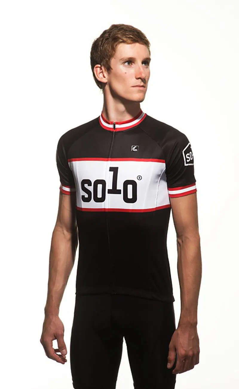 SOLO CC Jersey : Black / Red-1