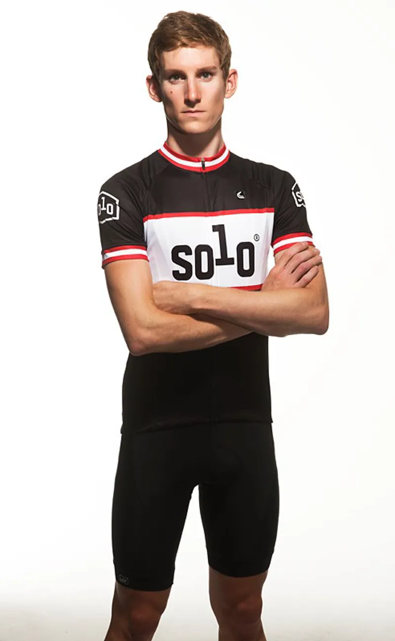 SOLO CC Jersey : Black / Red-2
