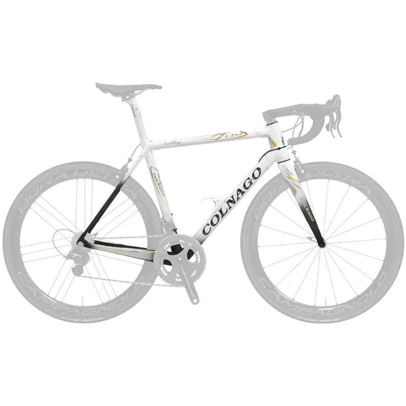 Colnago C64 FRAMESET : HIGH Geometry : Art Decor : Gloss White Pearl