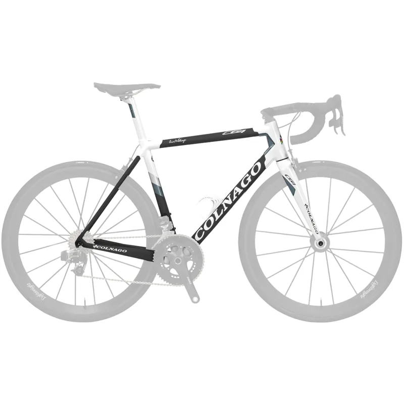 Colnago C64 Road FRAMESET : Sloping : Matte Carbon / Gloss White Lugs-1