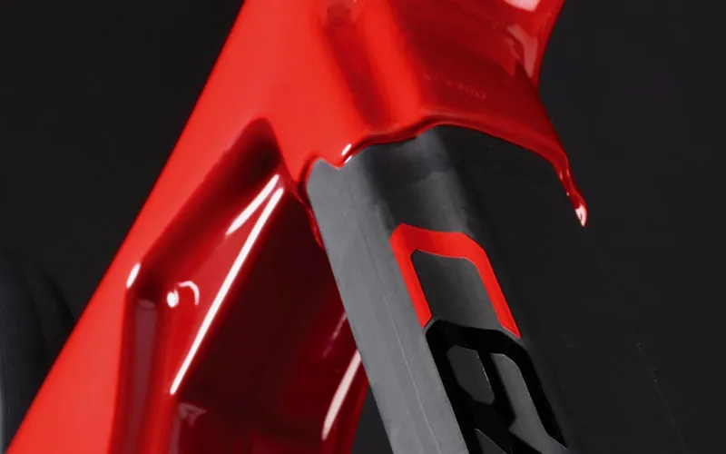 Colnago C64 DISC FRAME : SEMI INTEGRATED : HIGH Geometry : Black/Red-3