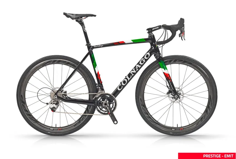 Colnago Prestige Cyclocross FRAMESET : Black / Tricolore : EMIT-1