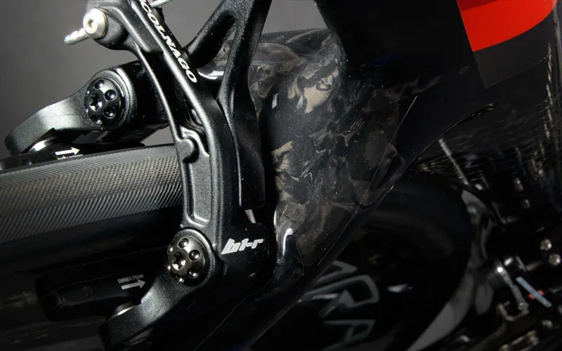 Colnago Concept : FRAME KIT : Gloss Black / Red-5