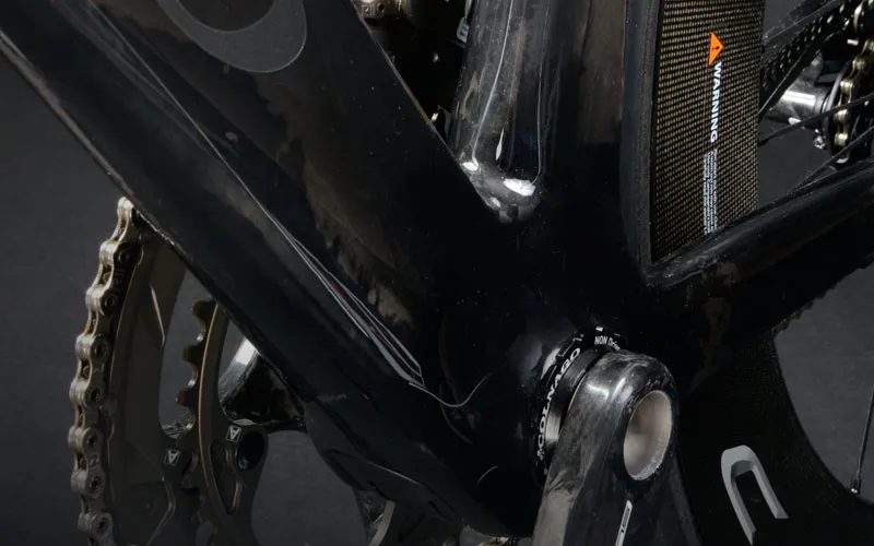 Colnago Concept : FRAME KIT : Gloss Black / Red-6