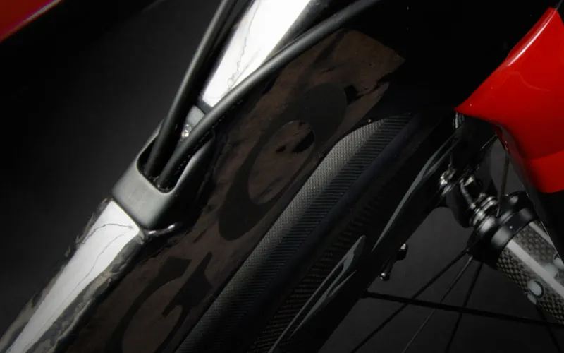 Colnago Concept : FRAME KIT : Gloss Black / Red-7