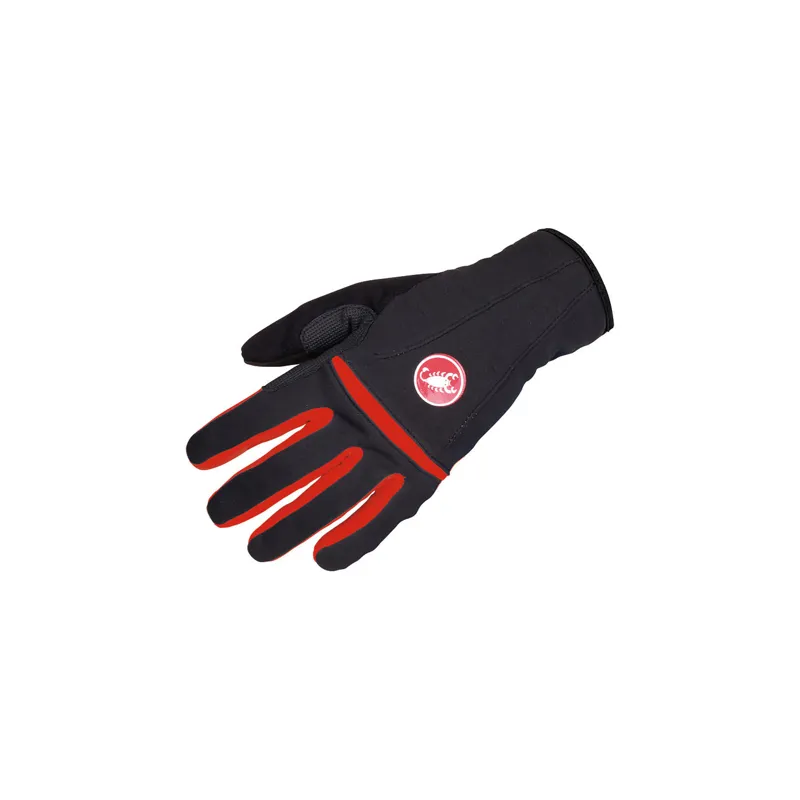 Castelli Cromo Womens Glove : Black/Red