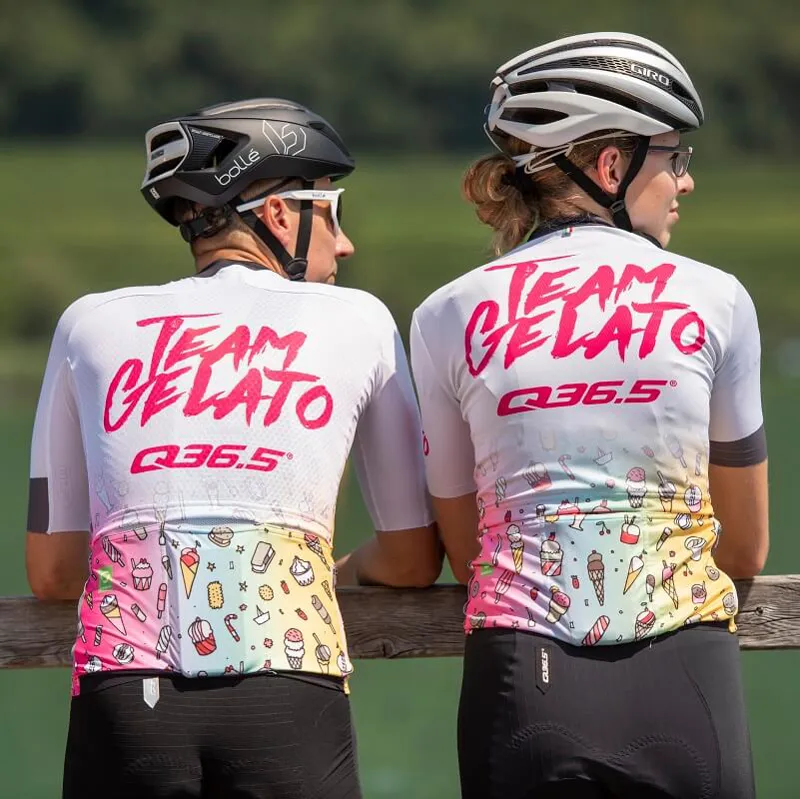 Q36.5 Short Sleeve Mens Cycling Jersey R2 : Team Gelato-2