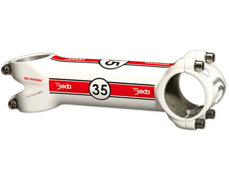 Deda 35 Trentacinque Road Handlebar Stem : White-1
