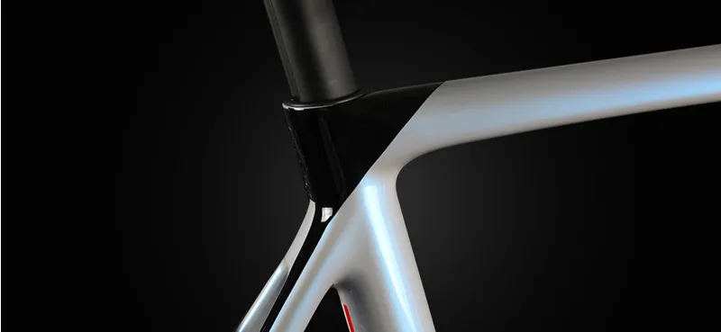 2021 Basso DIAMANTE RIM BRAKE Carbon Road Bike Frameset in Opal White-5