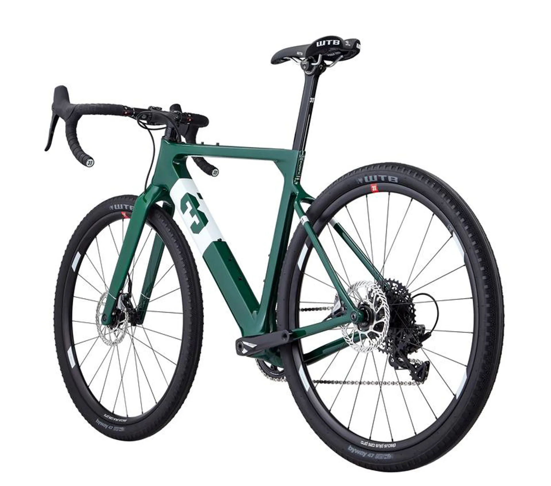 3T Exploro TEAM Complete All-Road Bike Force 1x Racing Green