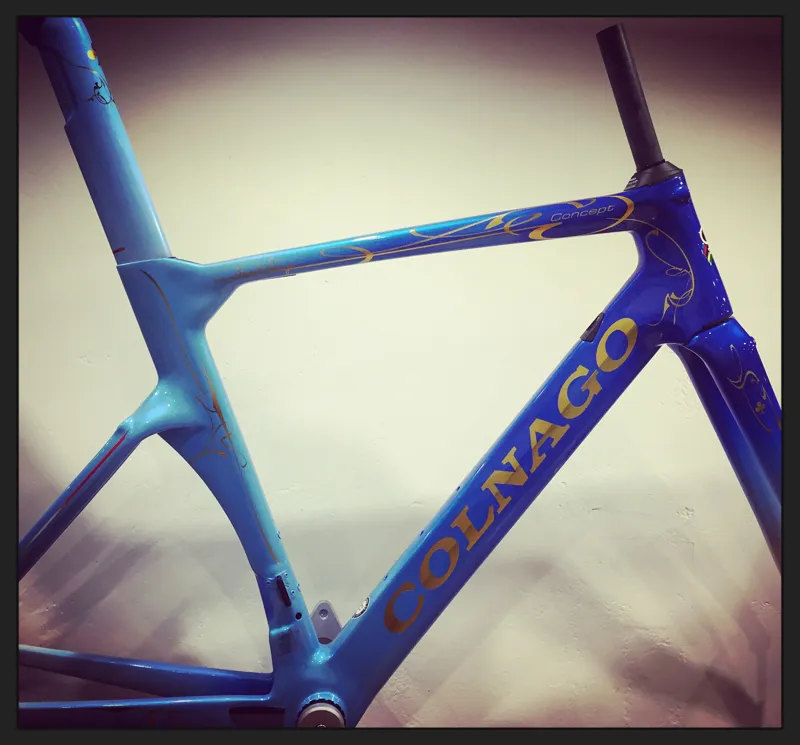 2019 Colnago Concept Carbon Road Bike Frame Set in Grey-2