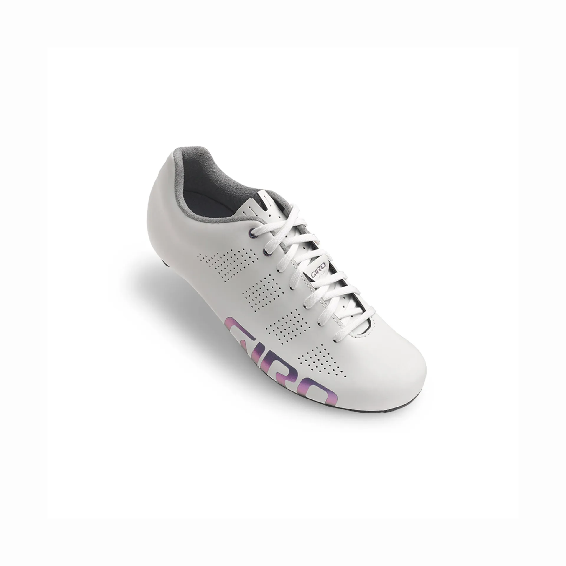 Giro Empire Womens Road Cycling Shoes : White Reflective
