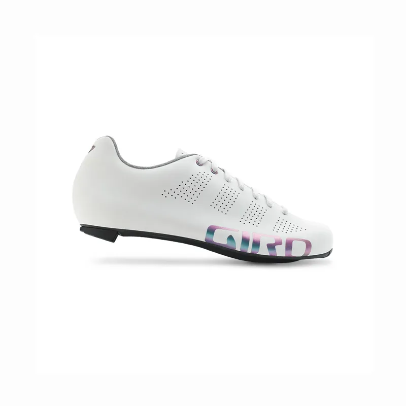 Giro Empire Womens Road Cycling Shoes : White Reflective