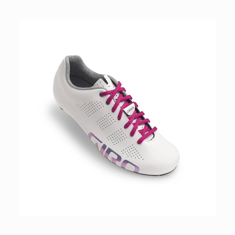 Giro Empire Womens Road Cycling Shoes : White Reflective-4