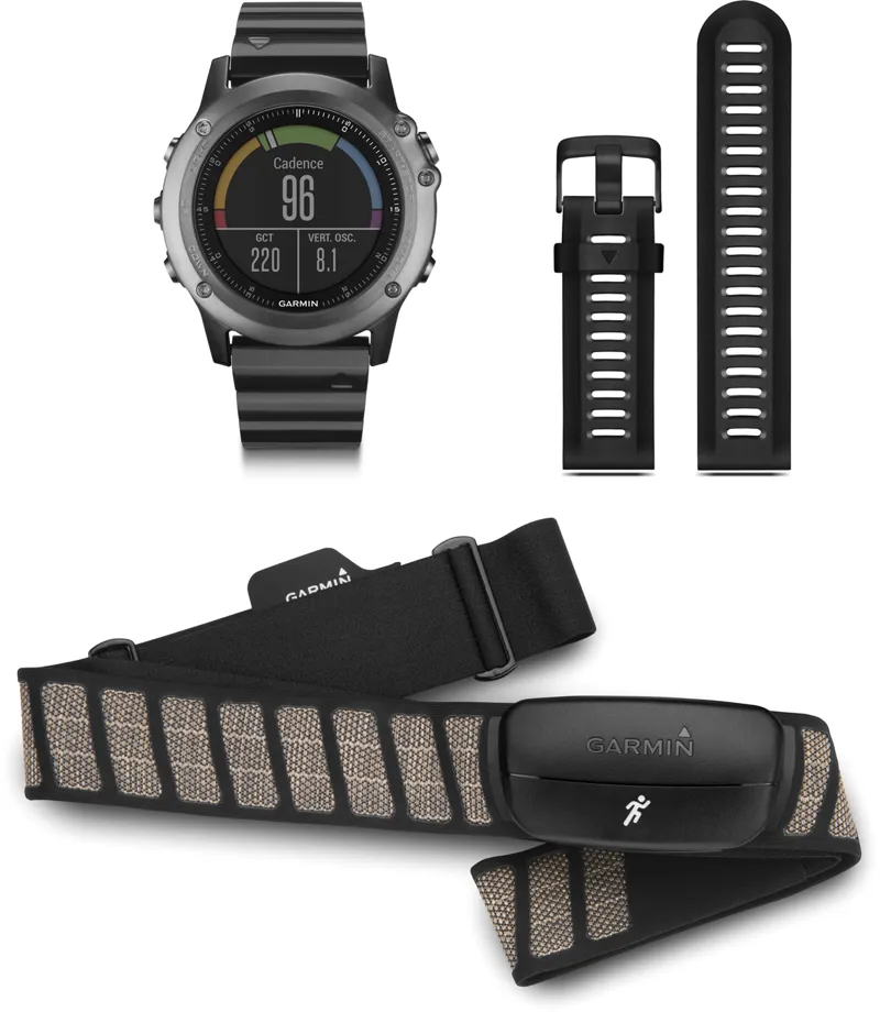 Garmin Fenix 3 Sports Watch : Sapphire Performer Bundle-1