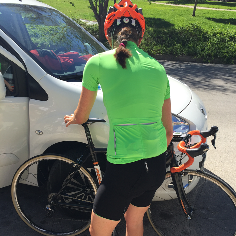 Q36.5 Jersey L1 Lady : Short Sleeve Womens Jersey : Green-2