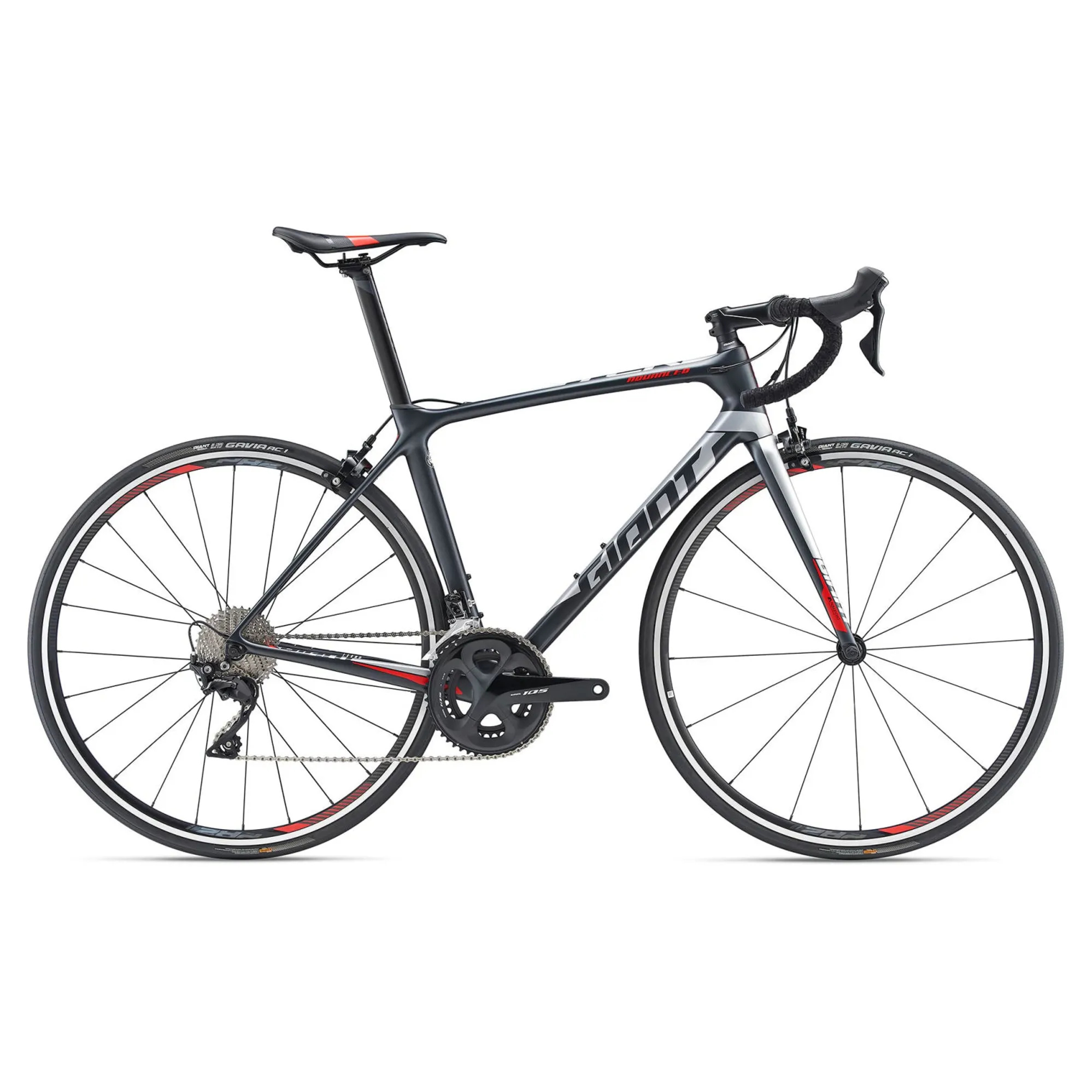 2019 Giant TCR Advanced Road Bike in Black - Main Image