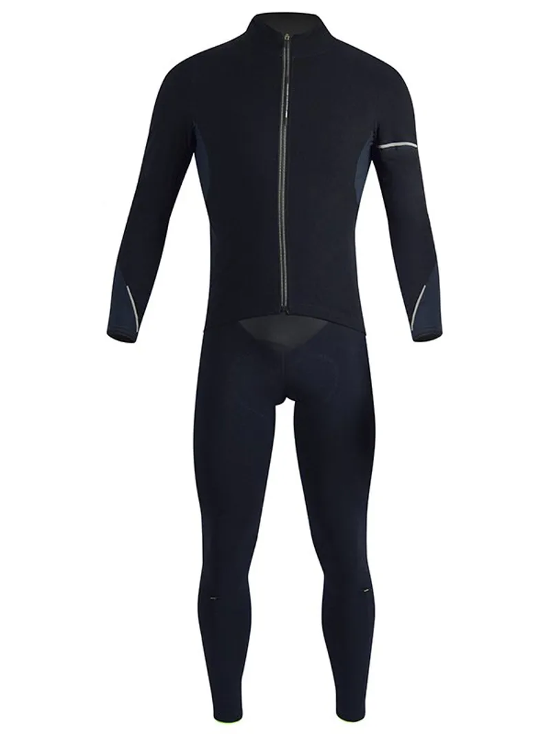 Q36.5 Hybrid Que Long Sleeve Jersey : Black / Black-3
