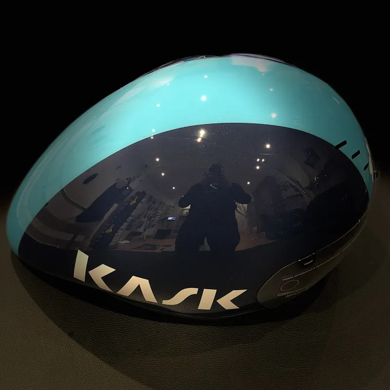 Kask Bambino PRO EVO Aero TT and Triathlon Cycling Helmet : NAVY-1