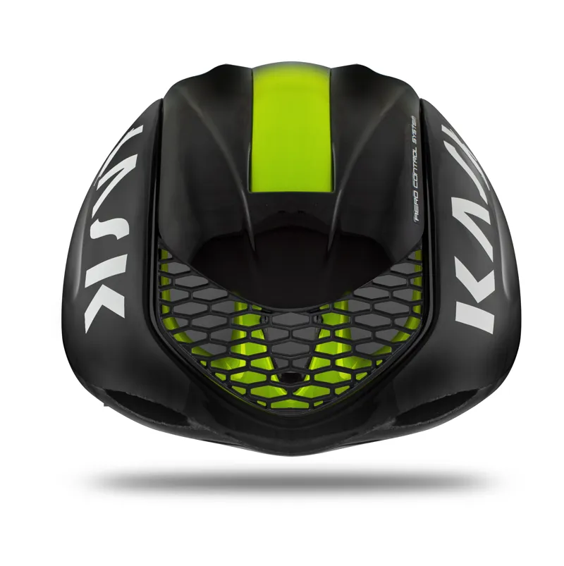 Kask Infinity Aero Road Cycling Helmet : Black / Lime-2
