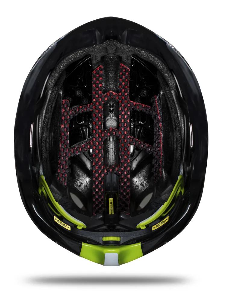 Kask Infinity Aero Road Cycling Helmet : Black / Lime-5