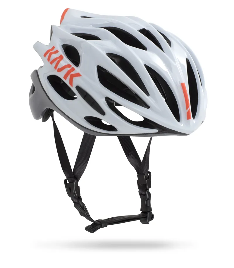 Kask Mojito X Road Cycling Helmet : White Ash Orange