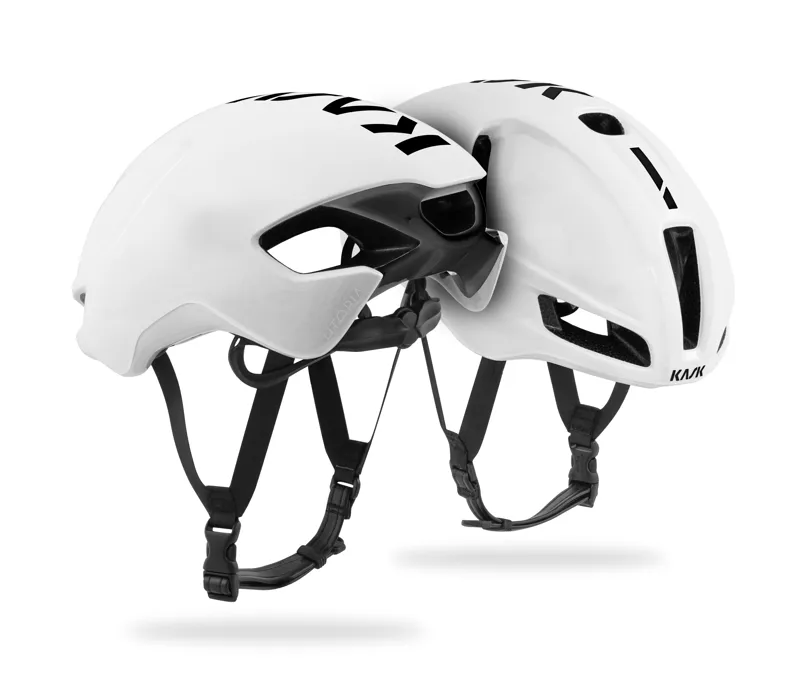 Kask UTOPIA Aero Road Cycling Helmet : White / Black-1