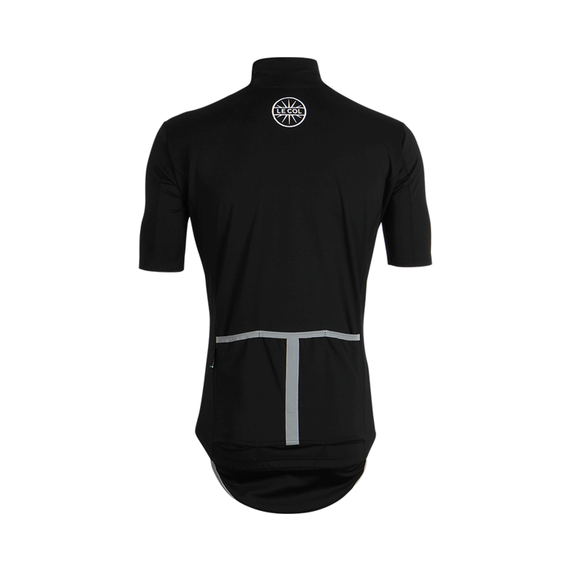 Le Col Therma Jersey : Short Sleeve WindTex Cycling Jersey : BLACK-2
