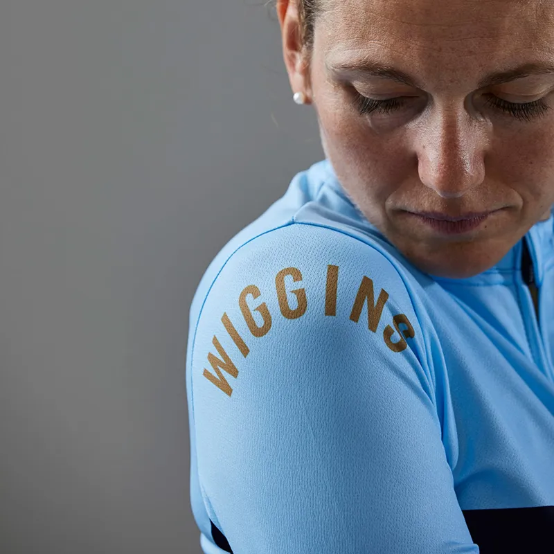 Le Col by Wiggins WOMENS SPORT Short Sleeve Cycling Jersey : Navy/Blue-3