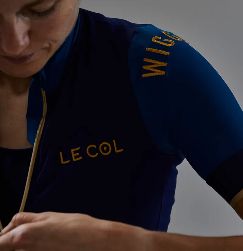 Le Col by Wiggins : WOMENS HC Cycling Jersey : Navy / Gold