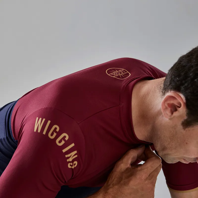 Le Col by Wiggins : SPORT Short Sleeve Cycling Jersey : Red / Navy-3