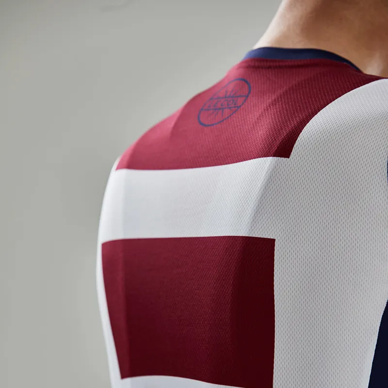 Le Col by Wiggins : PRO Mens Cycling Jersey : White / Red-5