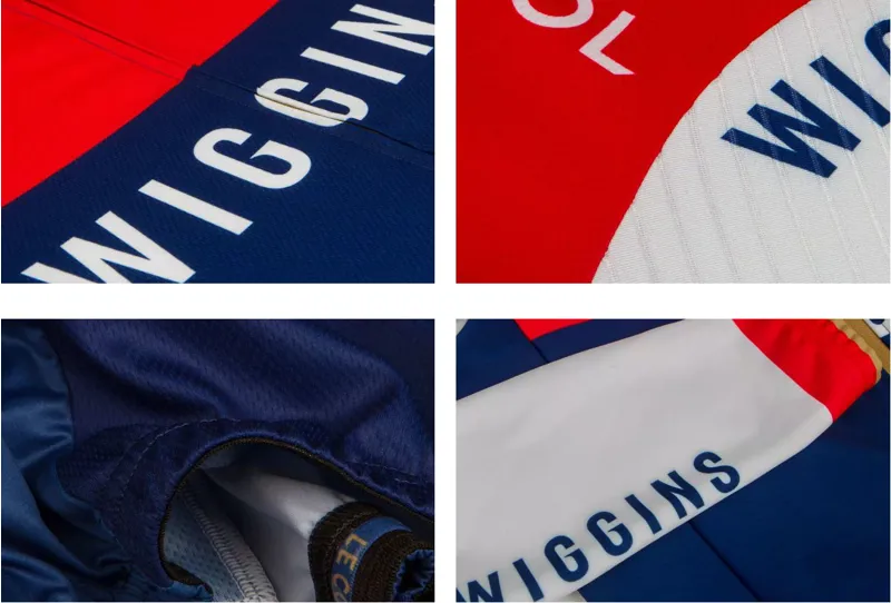 Le Col Team Wiggins Replica Short Sleeve Cycling Jersey-8