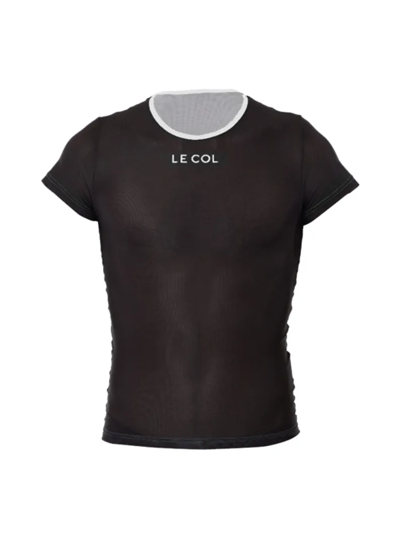 Le Col Coolmax Undervest : Short Sleeve Base Layer : Black
