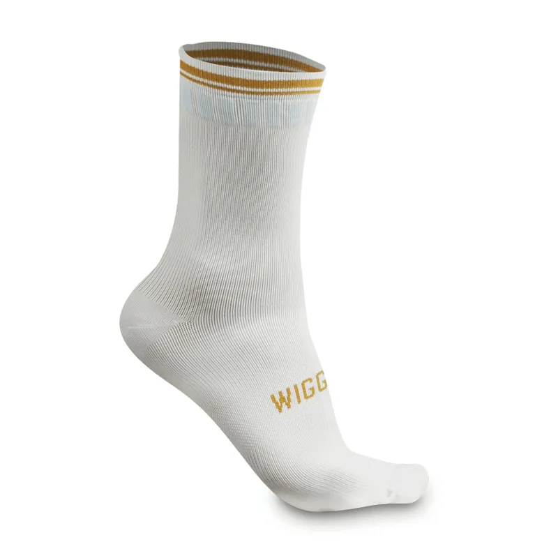 Le Col by Wiggins Cycling Socks : White / Light Blue