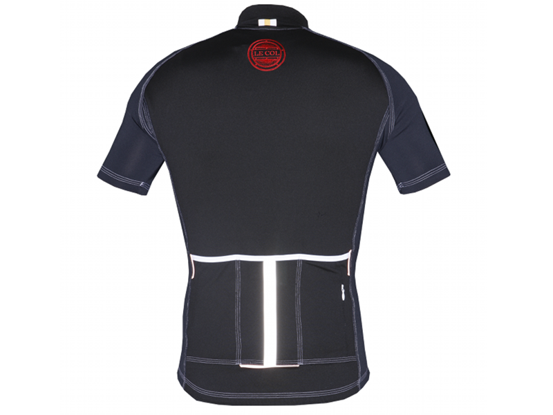 Le Col Kuro Short Sleeved Jersey (Black)-9
