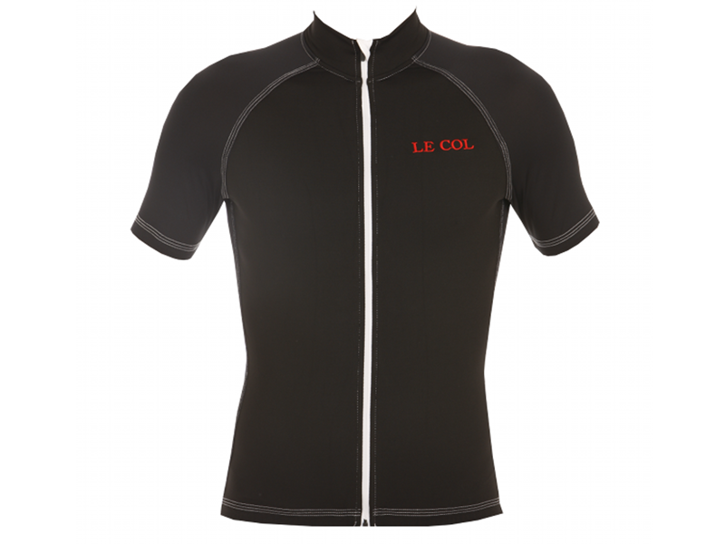 Le Col Kuro Short Sleeved Jersey (Black)-8