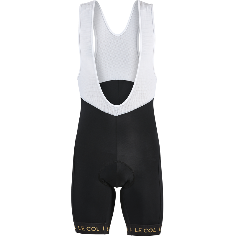 Le Col by Wiggins : Mens SPORT Cycling Bibshorts : Black / Gold-1