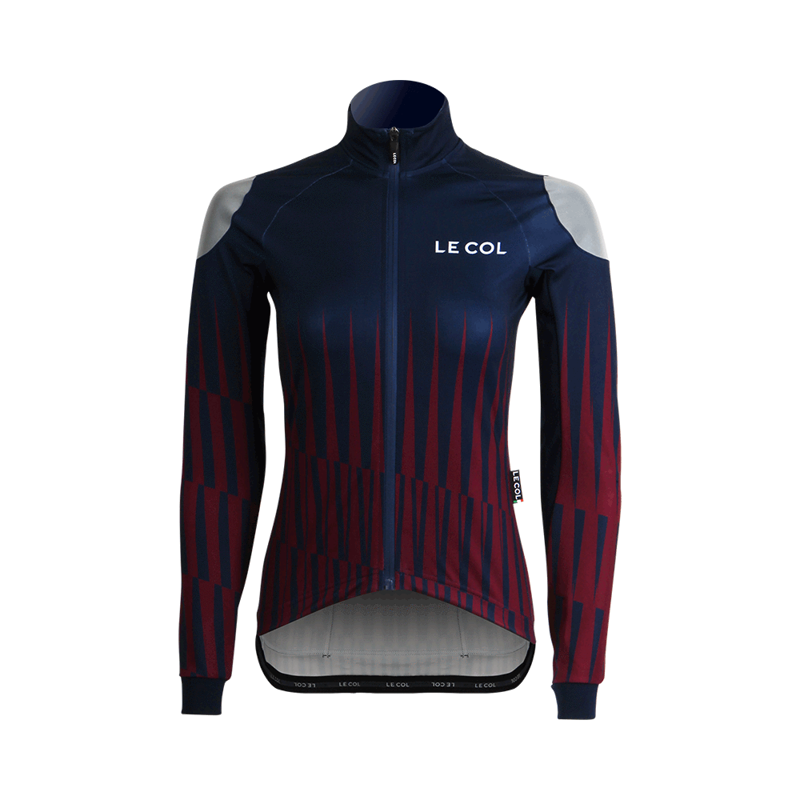 Le Col WOMENS PINNACLE PRO Winter Cycling Jacket : Navy / Plum