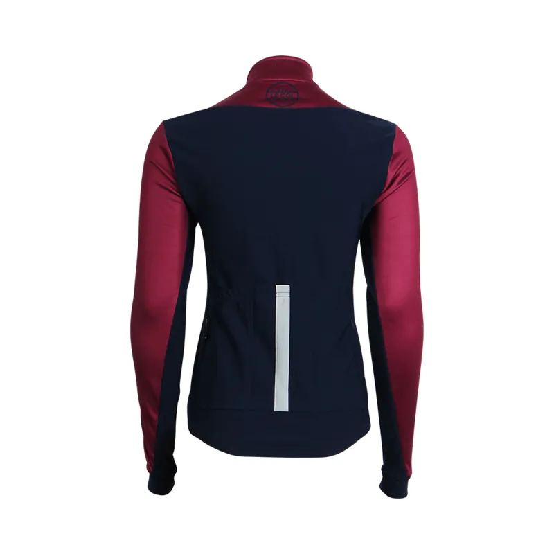 Le Col WOMENS SPORT Winter Cycling Jacket : Plum / Navy-2